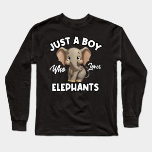 Tusker Tales Elephant Love, Tee Trendsetter Triumphs for Animal Admirers Long Sleeve T-Shirt